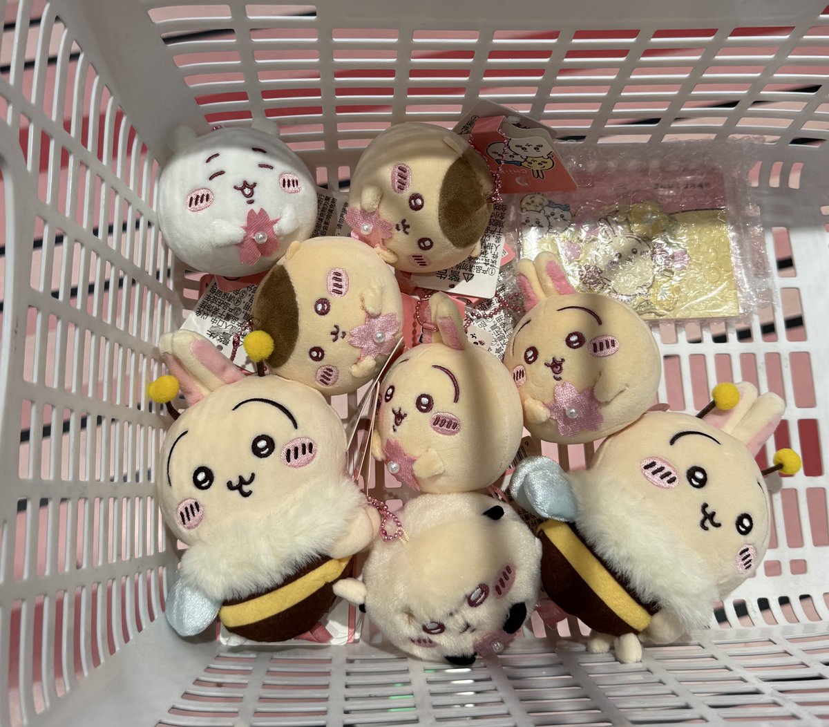 これだけしか買えんかった🥲
ポーチとぬいぐるみバッジはもうなくなってた🥲
大量に確保してる転売ヤーに1個くれって言ったら断られたw
また来週リベンジだ🥲