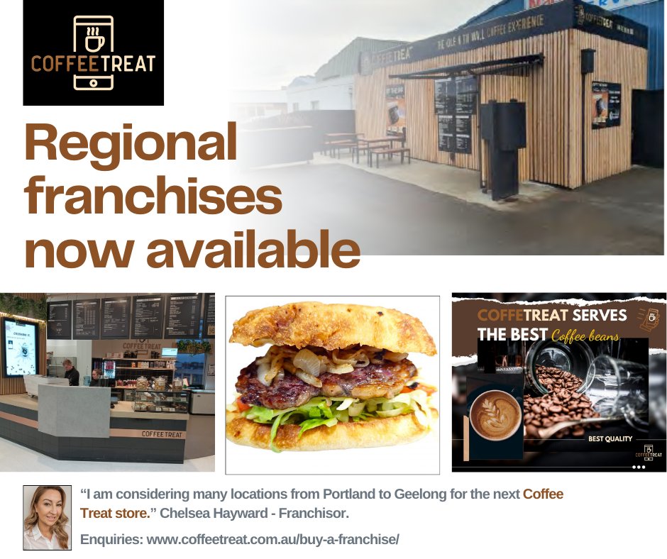 GarrawayGrant's tweet photo. Regional Franchises available.
We are looking for #franchisees for Bendigo, Ballarat, and Geelong in particular.
Low cost to buy and operate.
Enquiries: https://t.co/Kqa3QMdEdP
#FranchiseConsultant #BeYouOwnBoss #Franchise https://t.co/gRad32IxxD