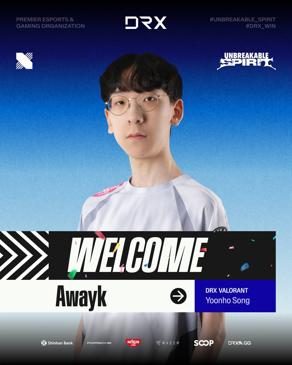 A new challenger arrives.
We are pleased to welcome Awayk to DRX Academy 👊

#DRX #DRXWIN #UnbreakableSpirit
#VCTChallengersKorea #VALORANT