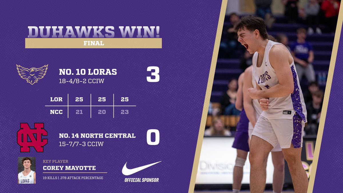 NEXT STOP ➡️ CCIW CHAMPIONSHIP

#GoDuhawks