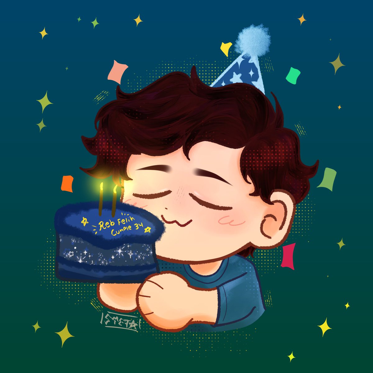 🌟|| <a href="/DonReborn2/">Reborn</a> neneeeee felih cumpleaños, dudo que lo veas por aquí pero neta otro añito más viejo jsjsjs 🎂🎉🎉
Espero de todo corazón que te la pases muy wonito tqm ✨✨
#FanartsForReborn