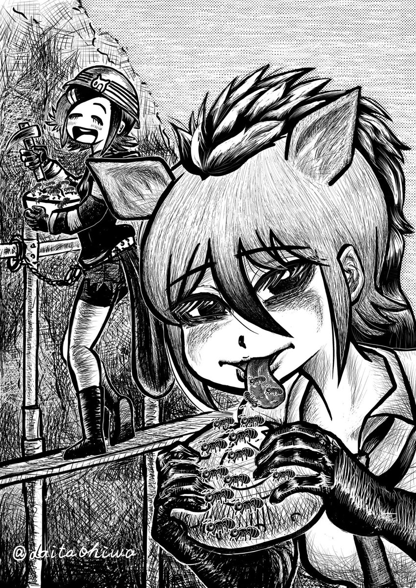 #なにか食べてるフレンズ 