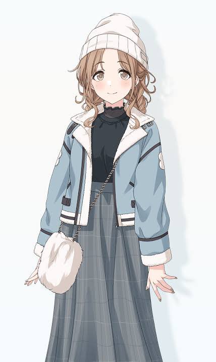 市川雛菜 「(水着みたいな服より薄着よりきちんとかわいい洋服を着てる方がかわいい……)これで」|テツのイラスト