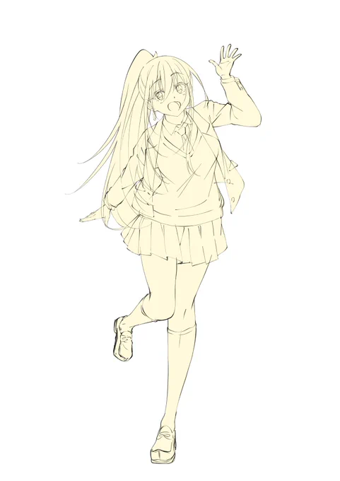 やばい落書きしたけど挙げたか忘れた ポニ子落書きやつ〜!!!!