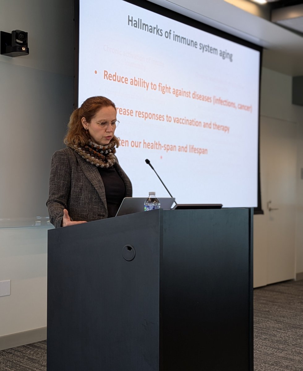 YaleCSEI's tweet image. Learned about immune aging at @YaleCSEI Seminar today! Thank you Duygu Ucar (Professor at @jacksonlab) for a great talk on how the human immune system changes with age and how gender and hormonal differences can affect immune responses to vaccination and infection.
