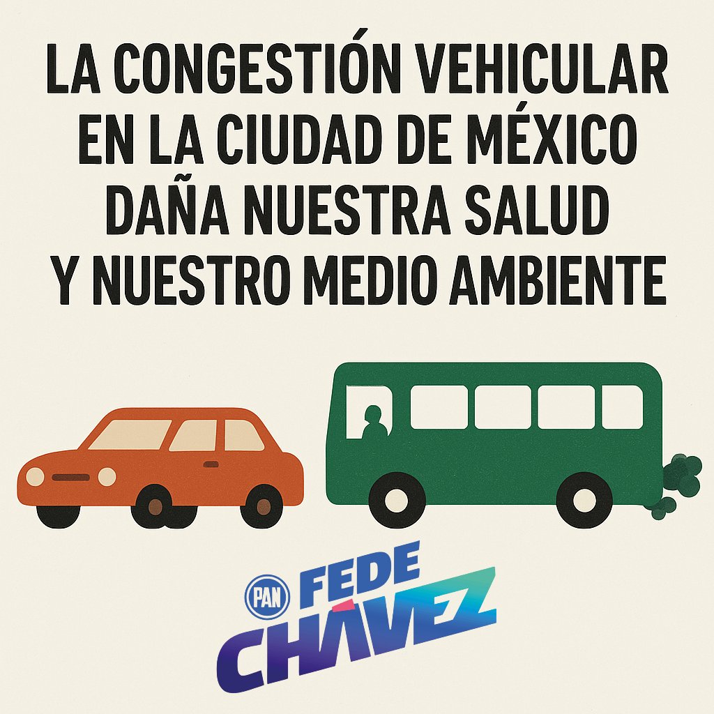 FedeChavezMX's tweet photo. Moverse en la #CDMX se ha vuelto una batalla diaria. Tráfico insoportable, aire contaminado, horas perdidas.

En los primeros dos días de abril ya tuvimos dos contingencias ambientales. Respiramos veneno.

La ciudad ya no aguanta más. Abro hilo y #TeLoPlatico 🧵 https://t.co/Dxi3lAU6pq