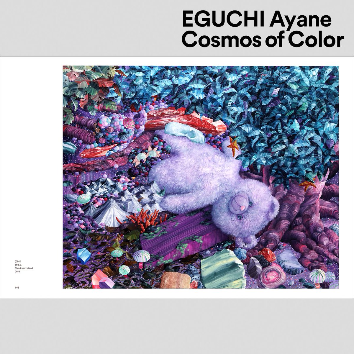 「江口綾音 絵具のコスモス」

さらに江口綾音ワールドを知りたい方は、巻末に掲載されている「作家コメント」が必読！これを読めば、どうしてこの世界が出来上がったのか種明かしがされています。

求龍堂オンラインストア
bit.ly/4iFu6VM