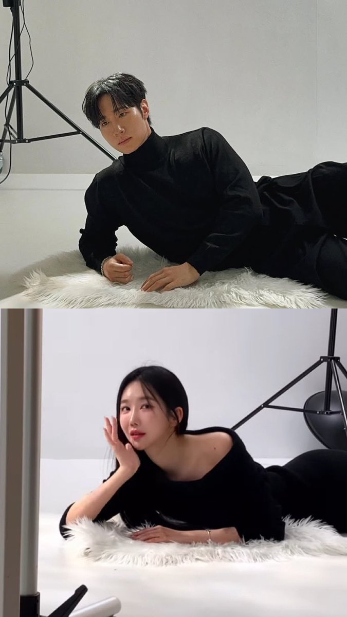 Tinyywiny's tweet photo. I believe this was taken at the same time 🖤 my hearteu 😭😭 my endgame couple #CouplePalace2 https://t.co/Zk8hzrFwVS