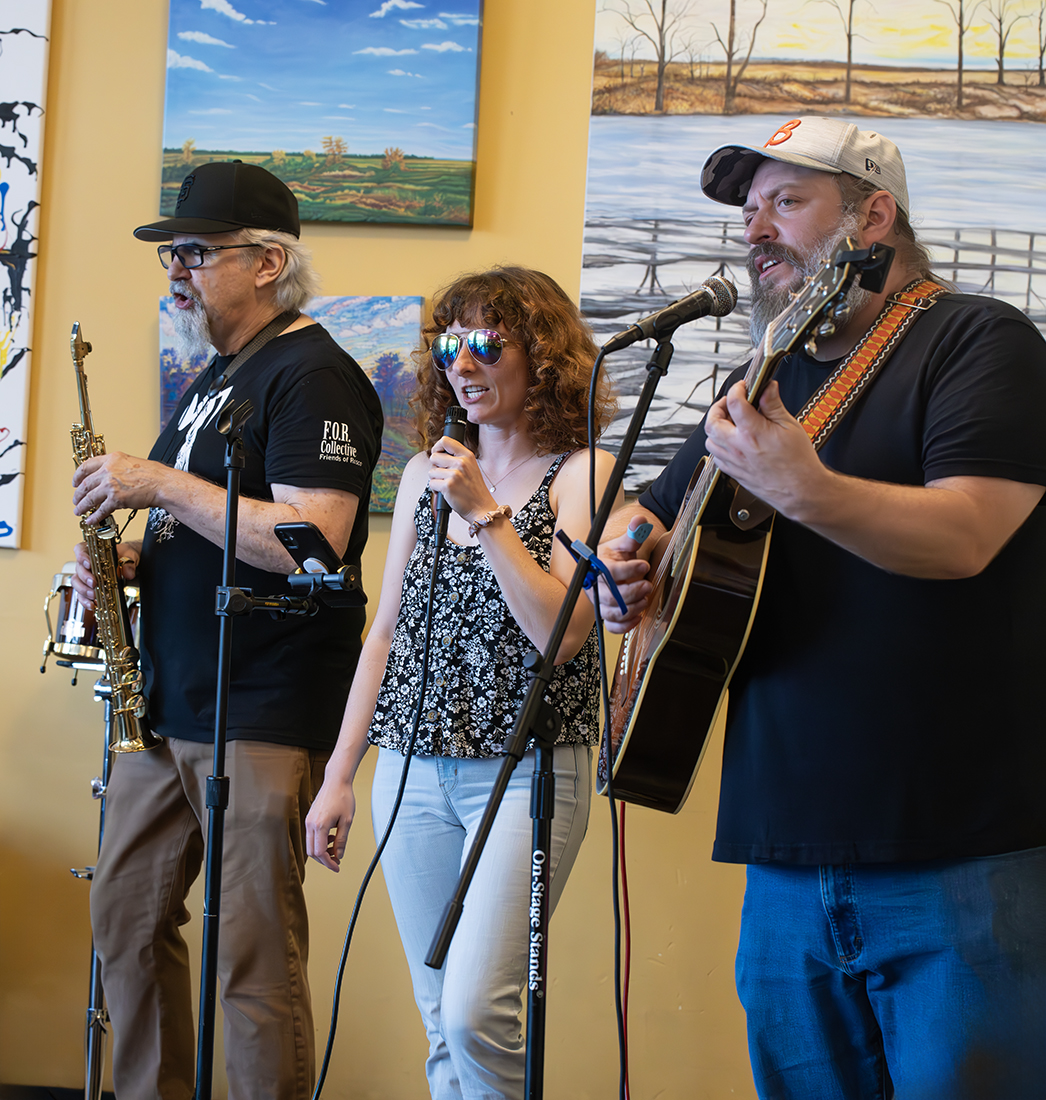 Saturday Evening, Andy Duncanson and His Acoustic Friends at Harvest Market in Champaign, Illinois, 5-8!