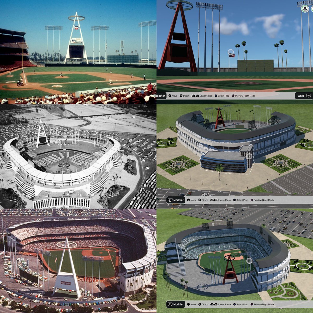 MrAngelbaseball's tweet photo. Tough loss for the Halos but multitasked by creating the Angels OG Anaheim stadium on @MLBTheShow haha. Still could use some work but it was fun to make. #RepTheHalo #AngelsBaseball #MlbTheShow https://t.co/OmggBWOo7c