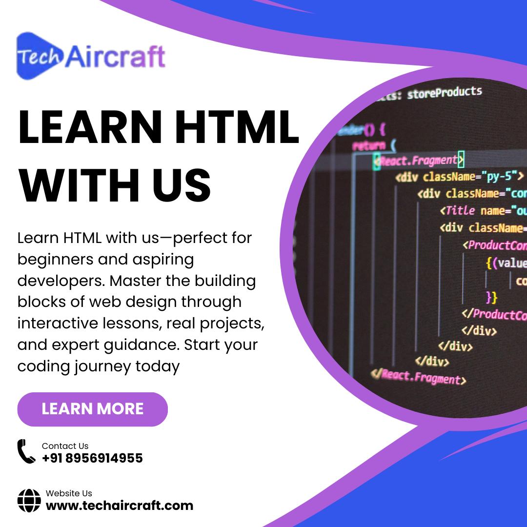 Techaircrafts's tweet photo. Ready to dive into the world of web development? 🌐 Start your journey by learning HTML—the foundation of every website on the internet! With us.
#LearnHTML #CodeWithUs #WebDevelopment #HTMLBasics #TechEducation #CodingJourney #WebDesign #FrontendDevelopment https://t.co/vUZ81bPQvW