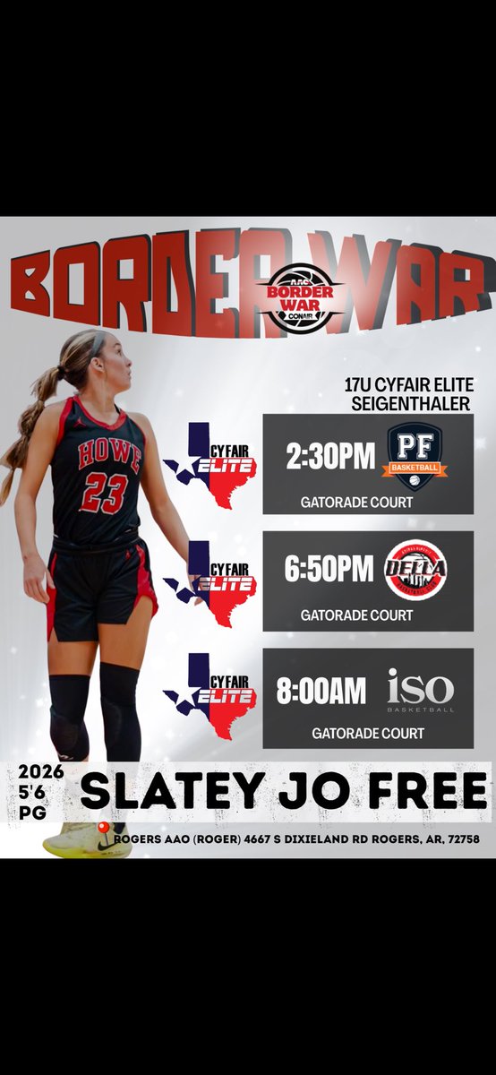 Here We Go!!! ⁦@Coach_Mathurin⁩ ⁦<a href="/coachbrown/">CB</a>⁩⁦@CyFairOklahoma⁩ ⁦⁦<a href="/seigenthaler03/">Kris Seigenthaler</a>⁩ ⁦<a href="/CFEliteSports/">CyFair Elite Sports</a>⁩