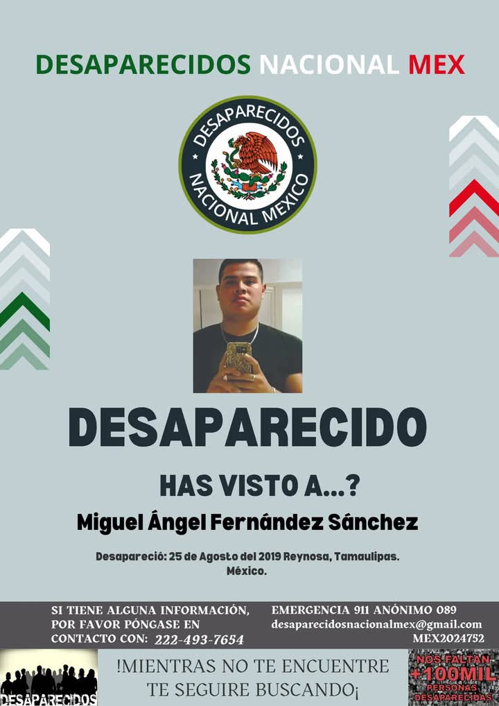 GusAzuara's tweet photo. A ver Sra. Presidenta @Claudiashein como que no en   nuestro colectivo hay dos casos de desaparecion forzada uno en Reynosa el otro en Altamira, Tam. Uno desaparecido por la fiscalía de Irving barrios Y otro desaprecido por la fiscalía de Almanza en contubernio con los penales. https://t.co/2UQprNekoA