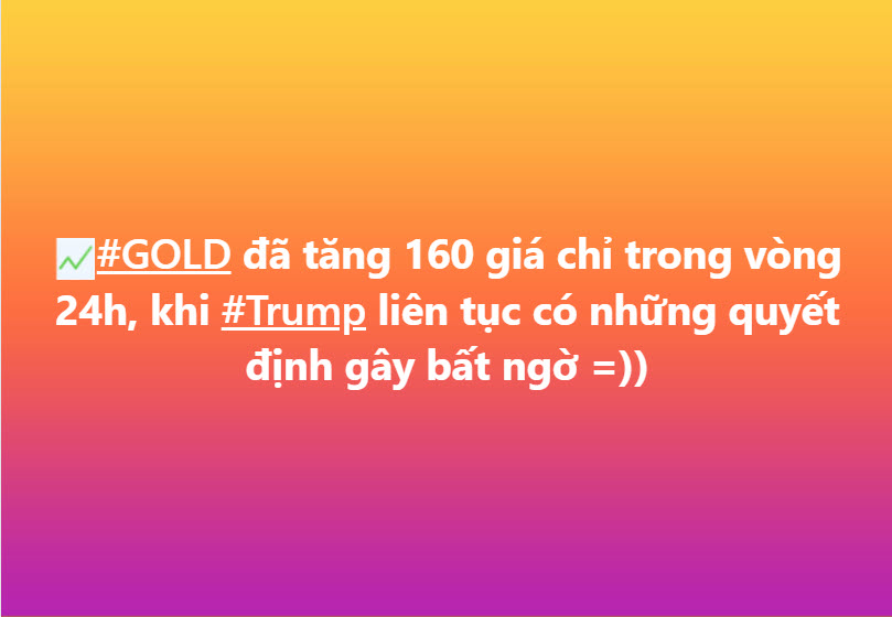 Hocvienkes24's tweet photo. 📈#GOLD đã tăng 160 giá chỉ trong vòng 24h, khi #Trump liên tục có những quyết định gây bất ngờ =))

#forex #xauusd #KESacademy #tariff https://t.co/7iCpboiQWd