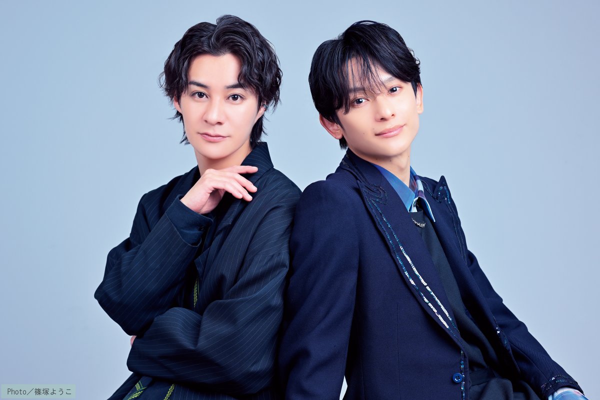 le_gekkan's tweet photo. ◤◢◤4/15号インタビュー◢◤◢
『あんさんぶるスターズ！THE STAGE』-Desperate Checkmate- に出演する月永レオ役の橋本祥平さんと瀬名泉役の高崎翔太さんに二人の関係性の魅力や、2017年以来となる『Knights』メイン公演に対するお気持ちをお話しいただきました。 https://t.co/zIOmrlGZ4x
