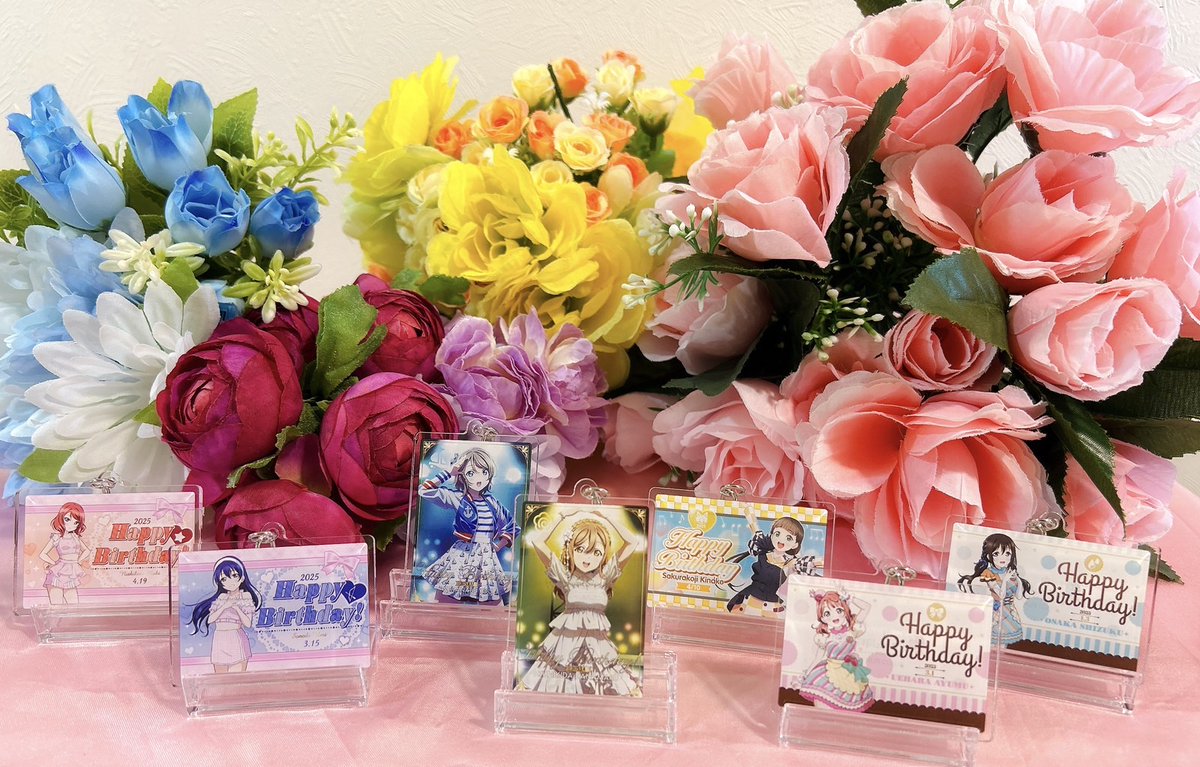 アクリルキーホルダー 2025年3・4月バースデーカード (全7種) GiGOで