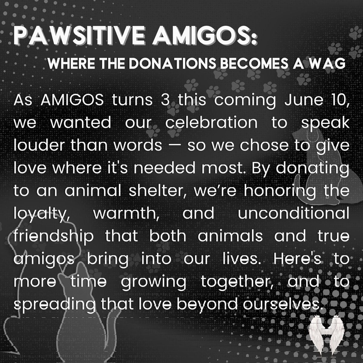 Ofc_AmigosPH's tweet photo. Wanna know more about the project? ๐ค
It's about time that we pass on the love we receive from you and our one and only, Migo in the last 3 years to our beloved pets. ๐ค
Any amount will be much appreciated by our fur friends! ๐พ
#MigoValid #AMIGOS #PawssionProject https://t.co/IS4JoGXMk7