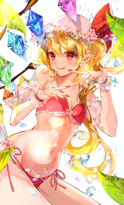 水着フラン #東方Project 