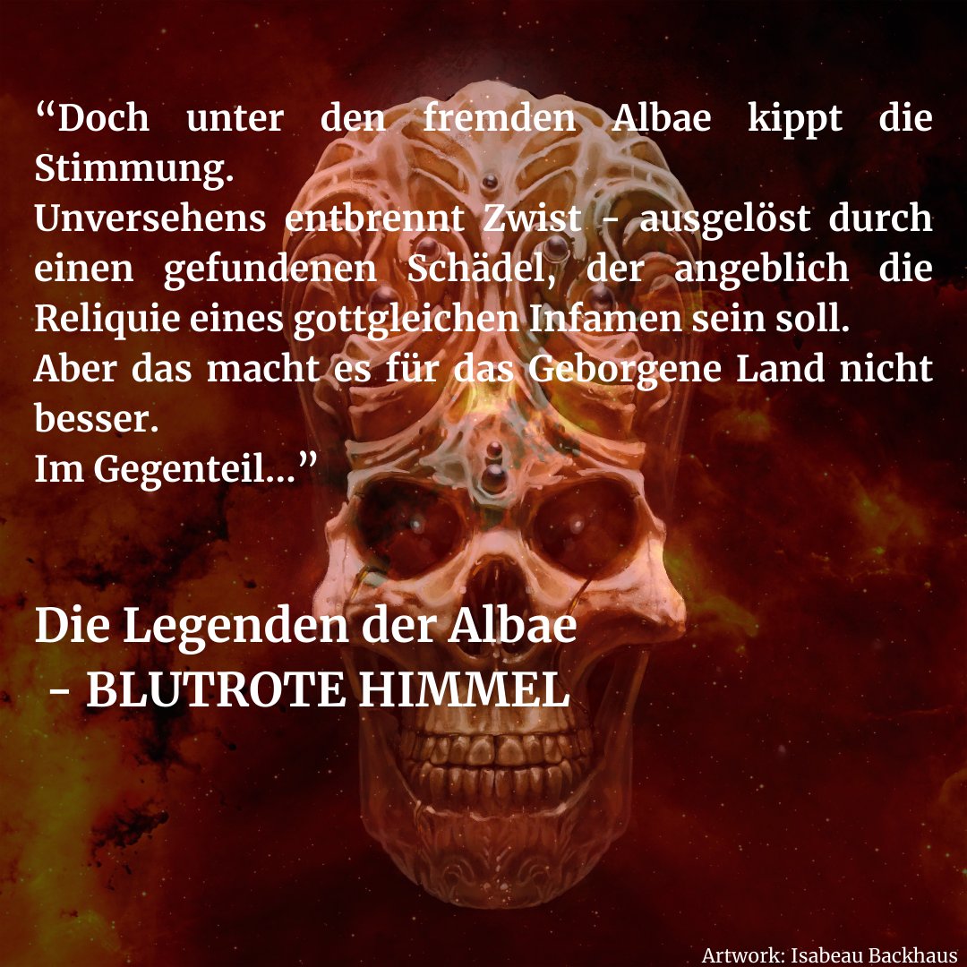 Markus Heitz (@markus_heitz) on Twitter photo Cover Reveal!
BLUTROTE HIMMEL - Die Legenden der Albae
erscheint am 1.8.2025,
Einzelzeichnungen von <a href="/IsaIllustration/">Isa Art and Illustration</a> , zum Cover montiert von GuterPunkt für <a href="/KnaurVerlag/">Droemer Knaur Verlag</a> Cover Reveal!
BLUTROTE HIMMEL - Die Legenden der Albae
erscheint am 1.8.2025,
Einzelzeichnungen von <a href="/IsaIllustration/">Isa Art and Illustration</a> , zum Cover montiert von GuterPunkt für <a href="/KnaurVerlag/">Droemer Knaur Verlag</a>