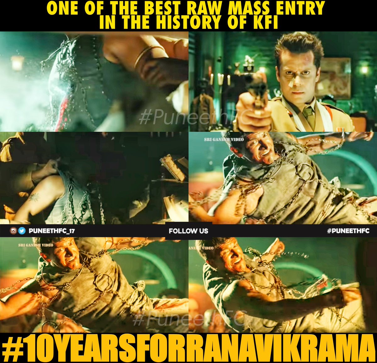 PuneethFC_17's tweet photo. ಜಗದ ವೀರ ಶೂರ🥵
#10YearsForRanavikrama #Ranavikrama #Appu #PowerStar #PuneethRajkumar #DrPuneethRajkumar #AdhaSharma #Anjali #PuneethFC https://t.co/nsEyXS1Zo0