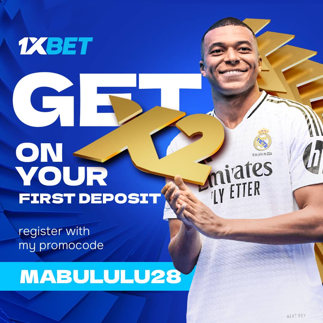 Sonko_tips's tweet photo. Good morning.

Furahia ushindi pamoja nasi ukiwa na 1XBET. Free Bet kila wiki.

Tumia link hii kujisajili leo 1XBET 
👇
https://t.co/ZaGJ562nqU

Promo Code👉MABULULU28
⌛
(Upate bonus ya hadi 100%) https://t.co/NEBBpPfAGd