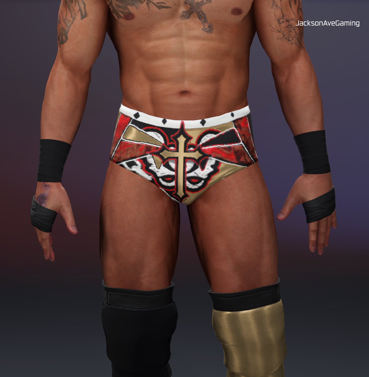 JACKS0NAVE's tweet photo. Jose Martinez !!! Haven’t made him in a long time. Eddie Guerrero , Essa Rios , and LA Parka are tributes in his attire. #WWE2K25 #PS5 #JacksonAve #CAW #Wrestling #RTW #RTDub #NWF #IWF #Original https://t.co/gayB4yHpEx