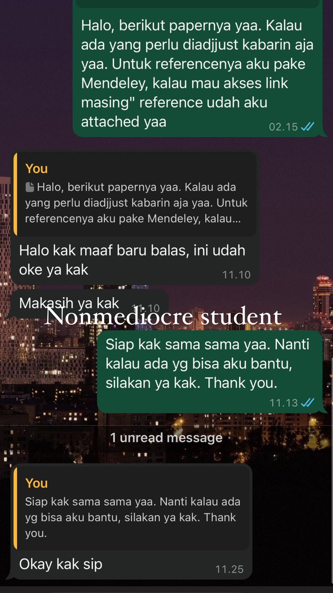 outstandhelper's tweet photo. Testimoni nonmediocrestudent 

📌Bantu tugas (jurnal, parafrase, artikel, esai, dll)

📌Edit/ review cv ats, body email, surat lamaran kerja 

📌Beasiswa (essay, motlet, mentoring interview, fgd, dll)

📌Lomba (business case, business plan, essay, KTI, dll

#zonauangᅠᅠᅠ https://t.co/5K5MNgtEoJ