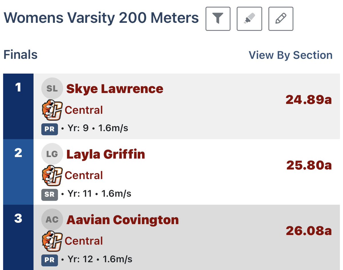 CentralEtrack's tweet image. Three PRs in 200m for Skye, Layla and Aavian!