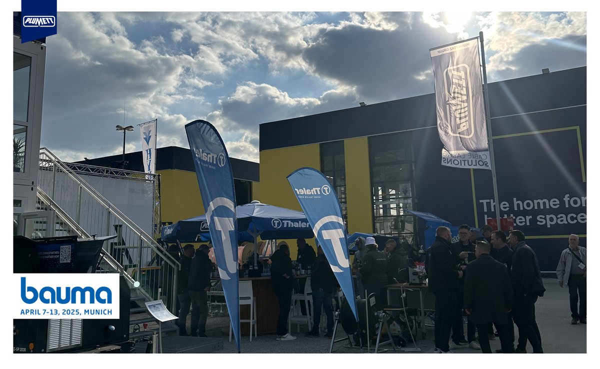 plumettazSA's tweet photo. Bauma 2025

Many thanks to all our visitors who came to our booth to share a convivial moment with us, taste our special beer 🍺  and discover all our exposed solutions! 💡

We'll remember it forever! ✨ https://t.co/iKPN6bKqJx