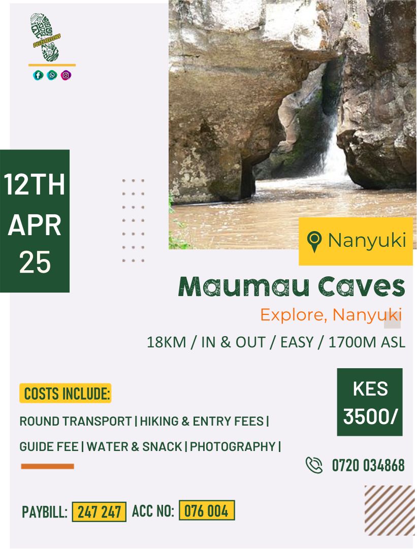 thedustyfellow's tweet image. You have been told.
Plus the money can pay two of our hikes this month.
Join us for an easy hike this weekend in Nanyuki.
Our hike starts and ends at Trout Tree Restaurant.
#ngemi #dustyfellows #tembeakenya