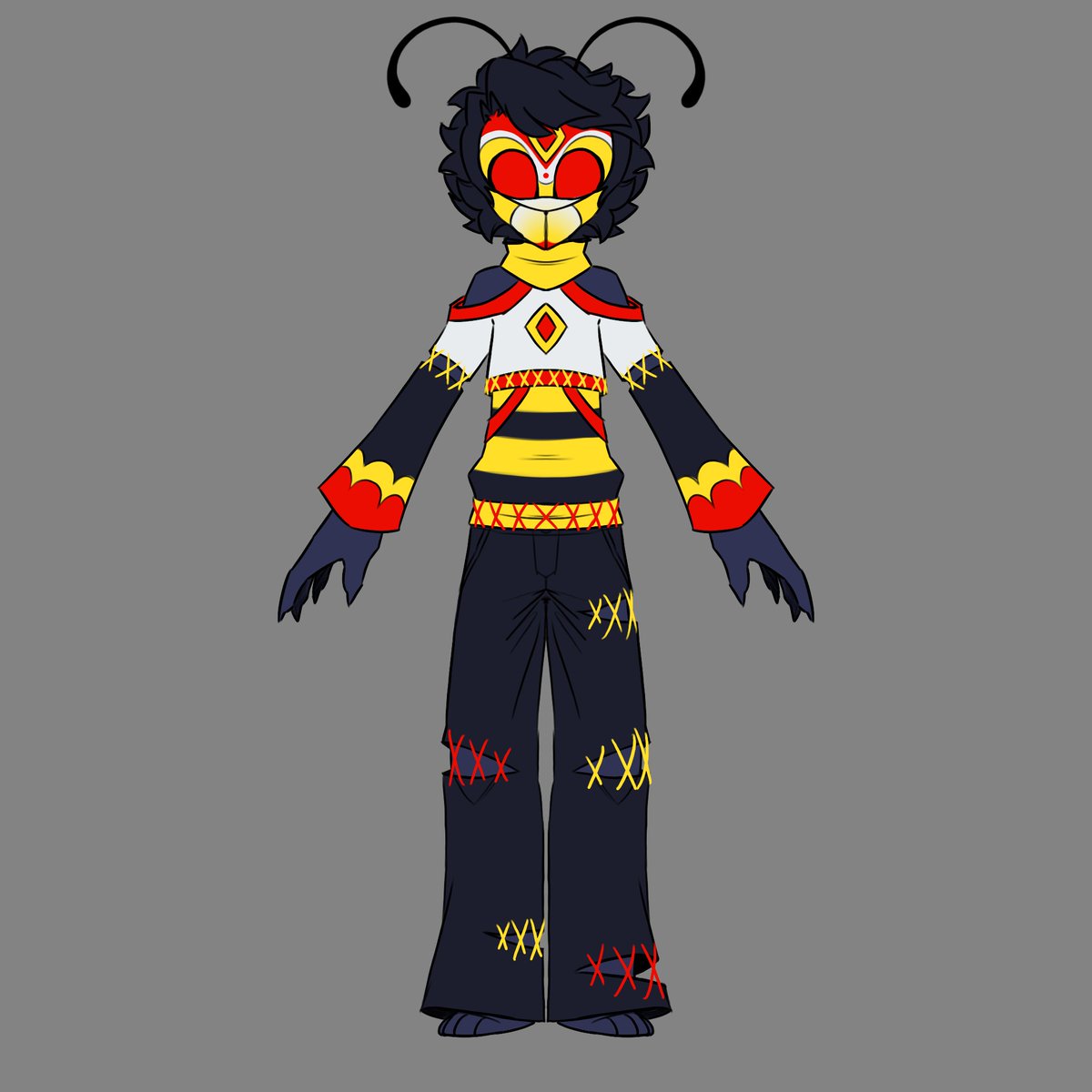 Pondering my existence with oc art and the impossible occurrence of nox actually wearing a shirt #skycotl #skychildrenofthelight