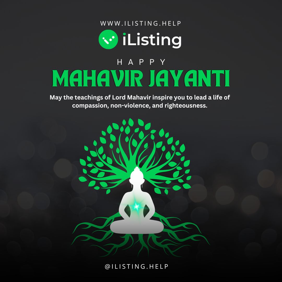 SimraniListing's tweet photo. "On Mahavir's Jayanti, let's follow lord Mahavir's path of peace, truth and non- violence. Wishing you a day of compassion and kindness
#iListing https://t.co/pz50Kzg1UV