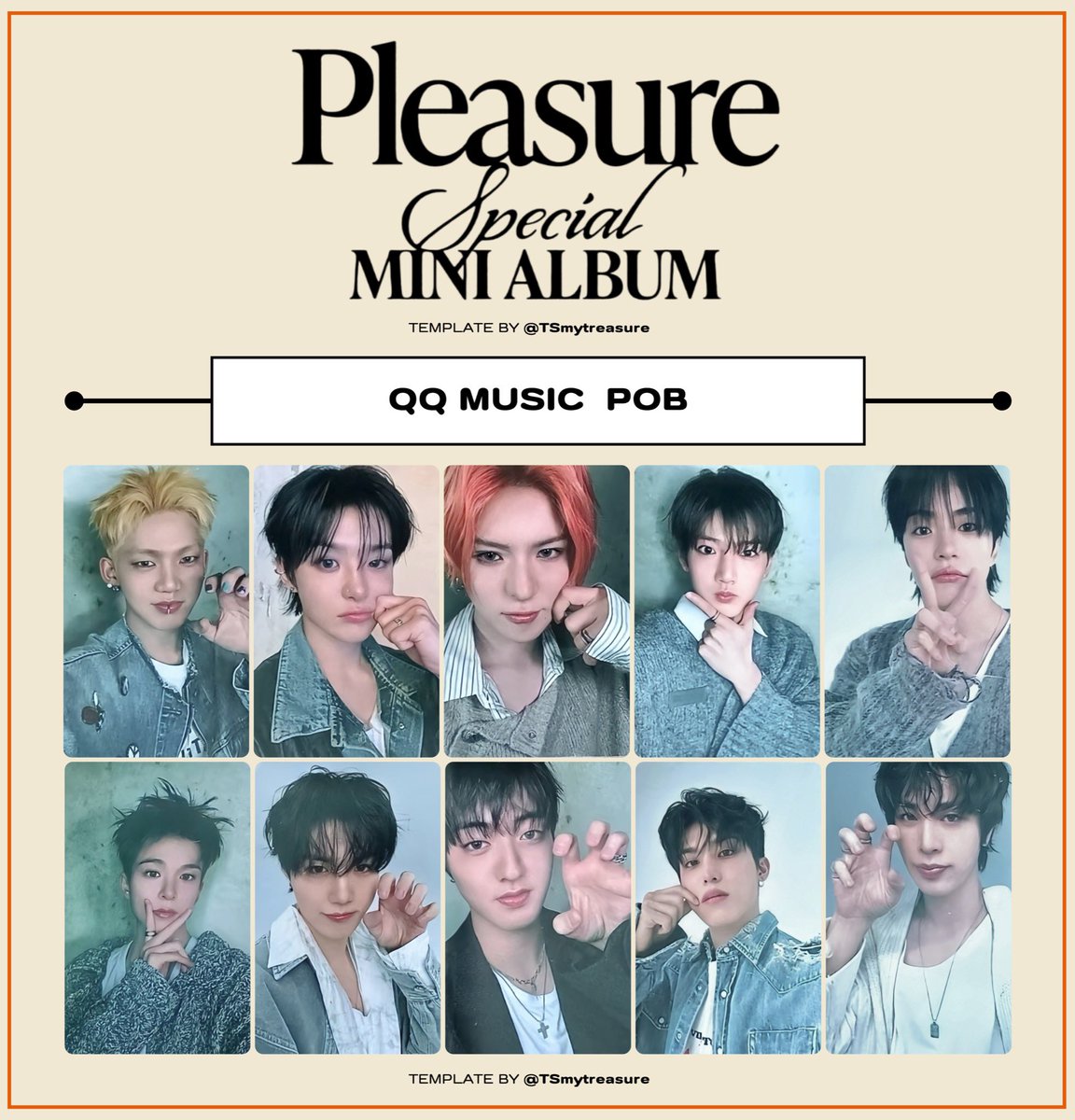 TREASURE SPECIAL MINI ALBUM [ PLEASURE ] ✩ BENEFIT PHOTOCARD