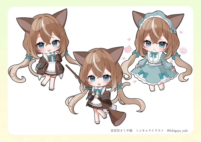 《 Works 》୨୧‥∵‥‥∵‥‥∵‥‥∵‥‥∵‥∵୨୧音恋宮さくや様( )ミニキャライラスト担当させて頂きました!よろしくお願いいたします୨୧‥∵‥‥∵‥‥∵‥‥∵‥‥∵‥∵୨୧ 