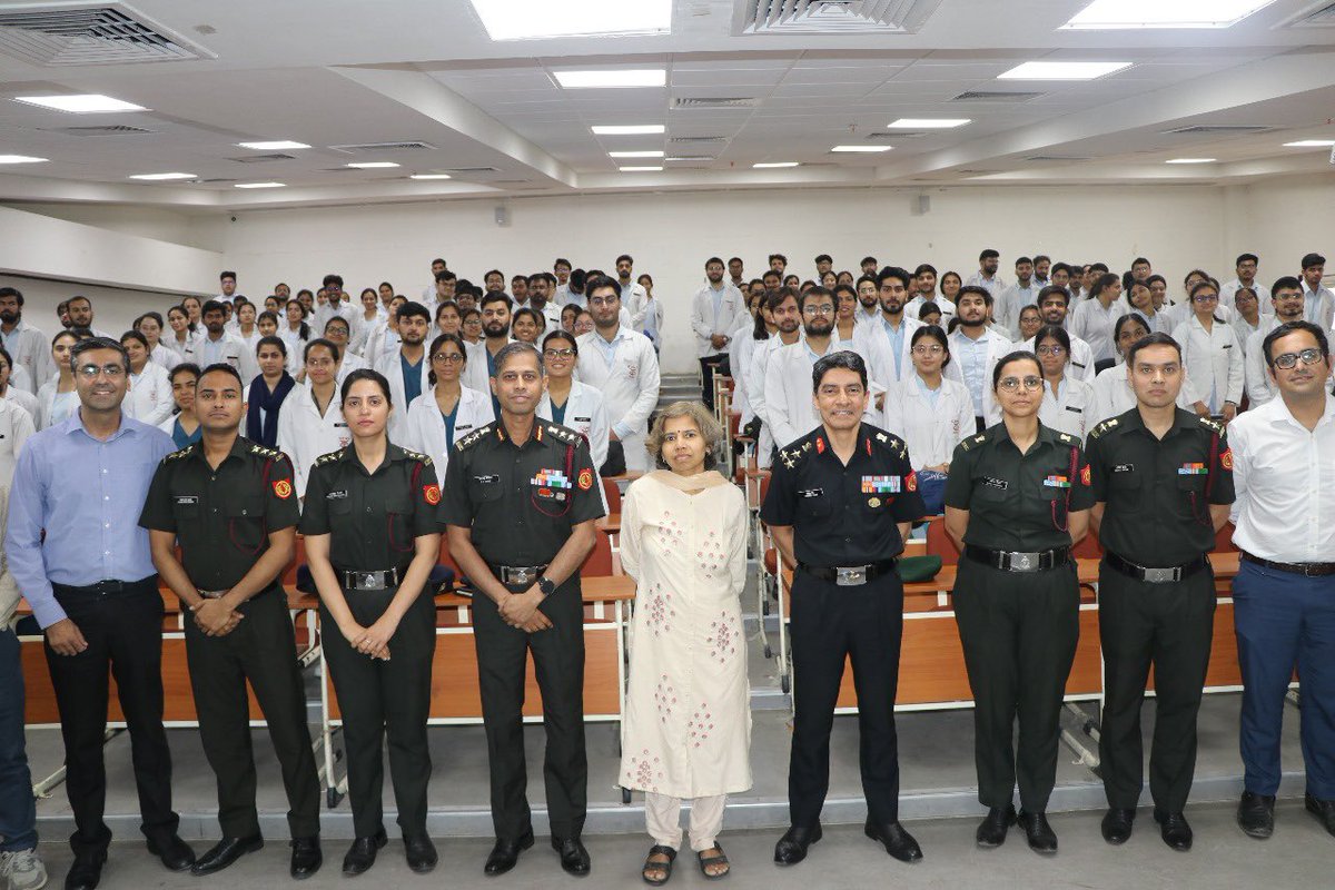 As part of the continuing  ARMED FORCES MEDICAL SERVICES #DGAFMS outreach initiative, for making a career in the Armed Forces an attractive option for medical students and doctors, #MilitaryHospital Dehradun, under the aegis of Uttarakhand #SubArea and Surya Command, successfully