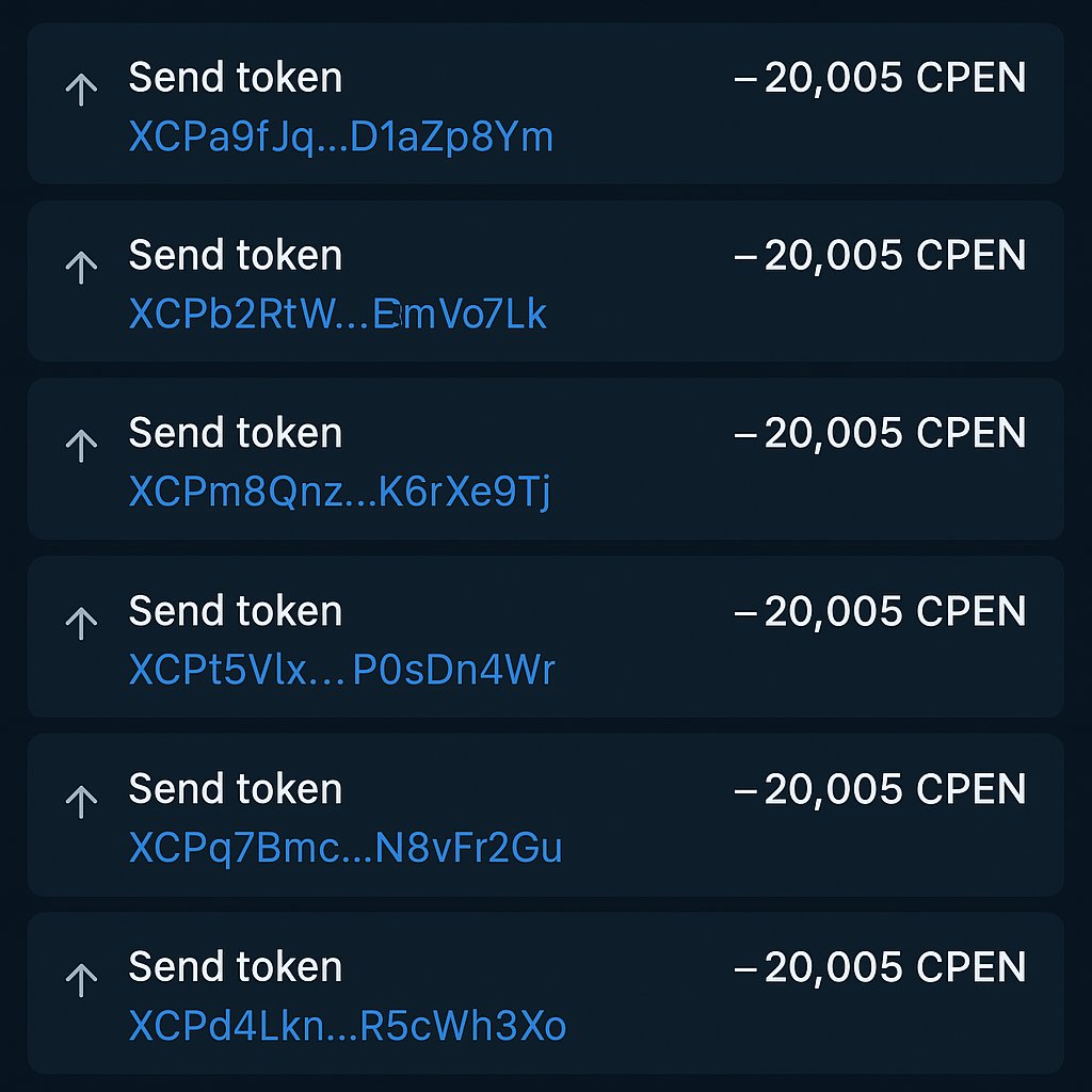 Someone said to me that 20,000 $CPEN won't worth more than $5 😅

I don't care!

If you want to win 20,000 $CPEN then just Follow <a href="/Crypto_Neuz/">Crypto Neuz</a> and Retweet + Like this post! 

Share your #CPEN or #BNB Add 👇