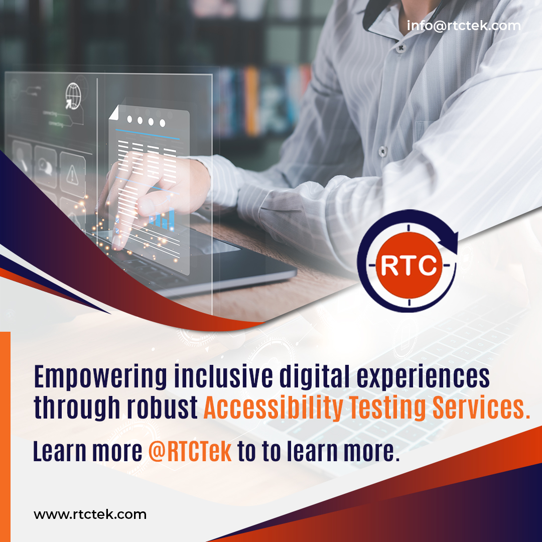 RtcTek's tweet image. Ensuring digital accessibility goes beyond compliance—it&apos;s about inclusivity. At #RoundTheClockTechnologies, every website, app, and platform is tested against WCAG, ADA, and Section 508 standards to ensure seamless user experiences for people of all abilities.