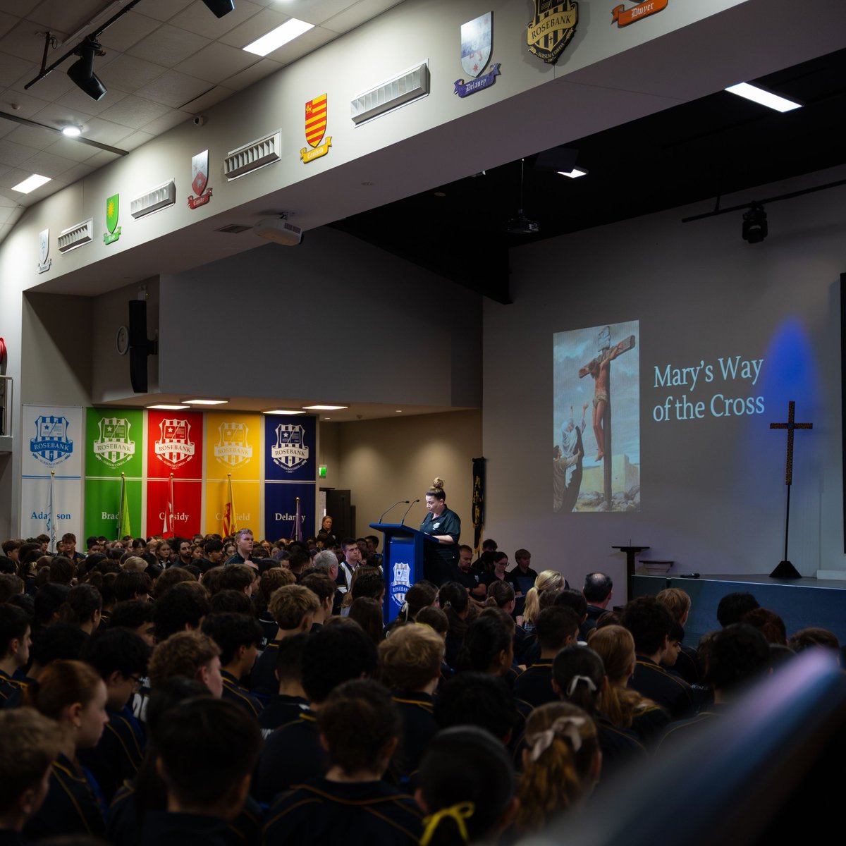 ✝️ A Time for Reflection and Renewal: Mary’s Way of the Cross ✝️

Today, we gathered for a beautiful Easter Liturgy, filled with powerful imagery, film and music.

Thank you to staff, students and all musicians who contributed to making this service so meaningful and reflective.