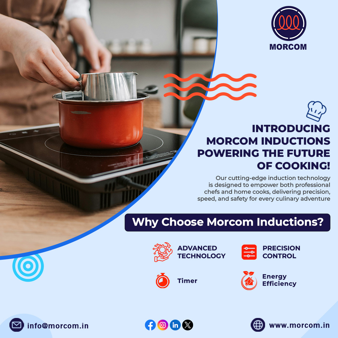 morcominduction's tweet photo. Introducing Morcom Inductions: Powering the Future of Cooking! 
Whether you're a professional chef crafting gourmet dishes or a home cook whipping up family favorites, our cutting-edge induction technology is here to empower your kitchen adventures! 

#Morcom #MorcomInductions https://t.co/GL5rXZoJlr