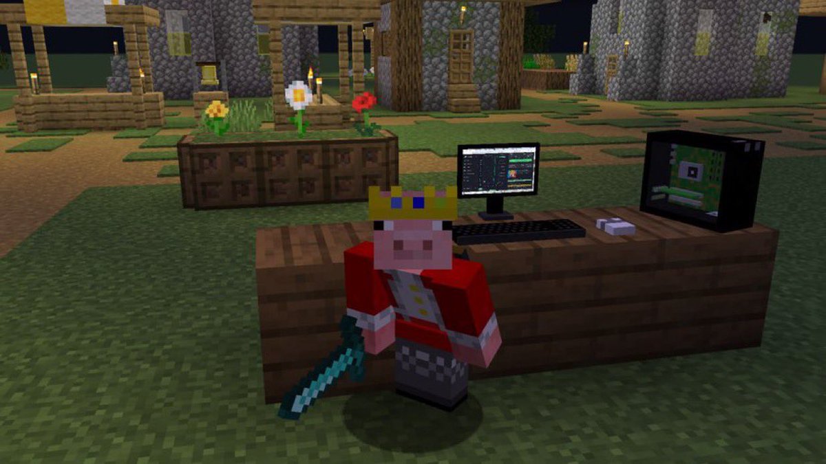 Techno_BladeSol's tweet photo. The $LEGEND Technoblade is going viral for his feature on the new #MinecraftMovie. 
Were you a fan @notch? #SOLANA $SOL https://t.co/QPNgKqN9Hf