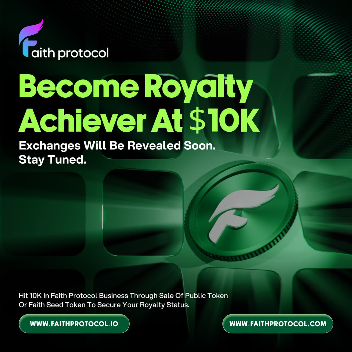 abhinabh_m26321's tweet photo. ๐จ Official Announcement โ ROYALTY ACHIEVER STATUS NOW AT JUST $10K!
๐ https://t.co/yArW7PjmSH
๐ https://t.co/21QNDAWjkf
๐ข Spread the Word โ Tag Your Team!
#FaithProtocol #Royalty #Announcement #TokenSale #CryptoRewards #CryptoIndia #SeedToken #PublicTokenSale #CryptoGoals https://t.co/EgCA6je0m8