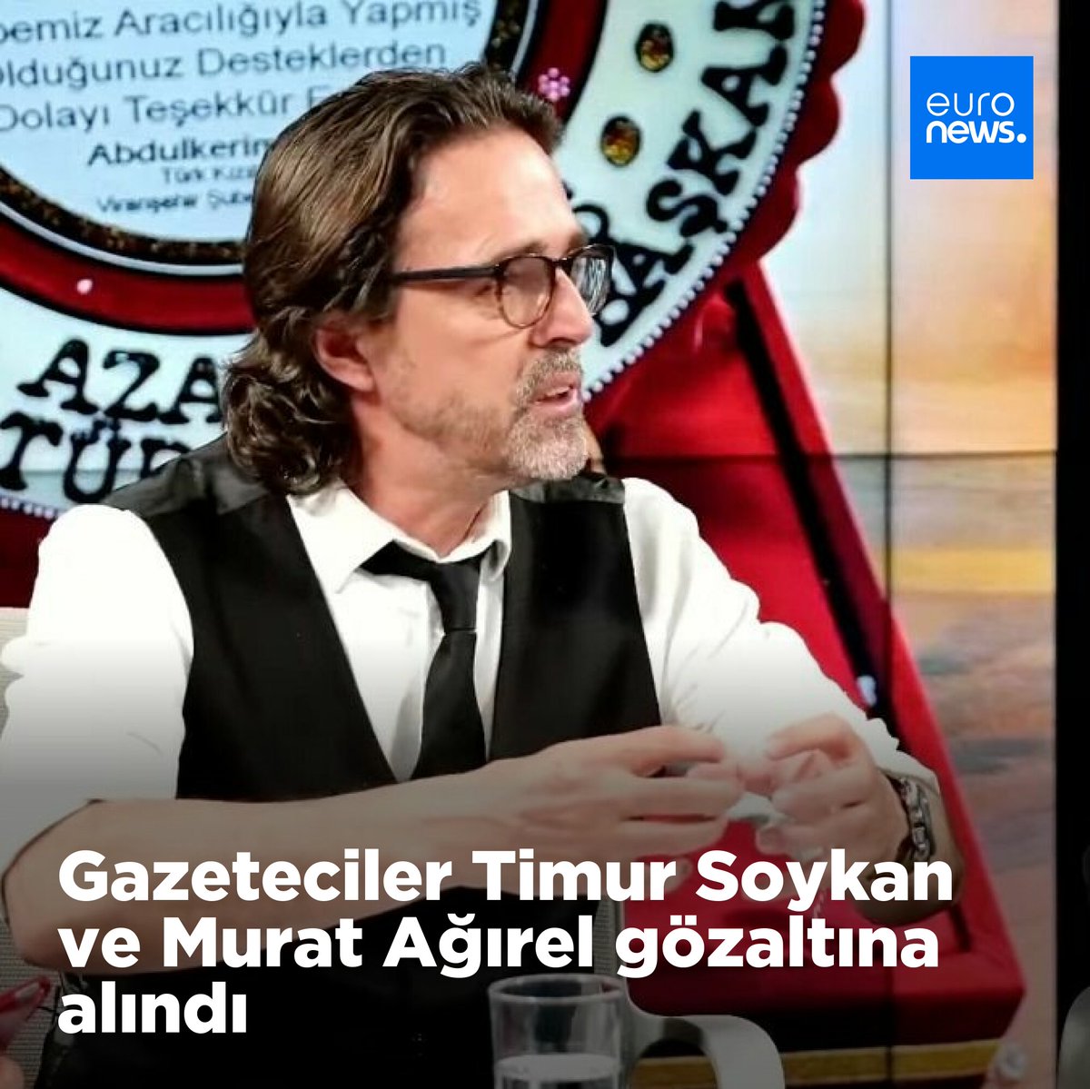 Türkiye, Basın Özgürlüğü Endeksi'nde 180 ülke arasında 158. sırada bulunuyor.
➡️ l.euronews.com/LkP