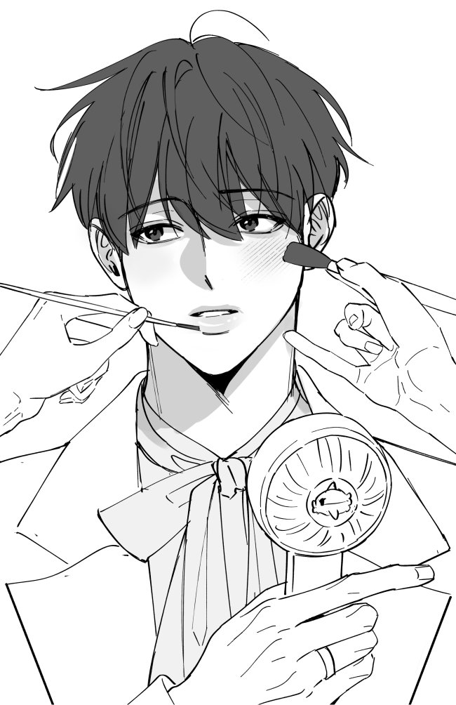 uploading these as sketches coz i didn't like how kdj turned after i color him midway lol.... im starting over from the beginning 😔 