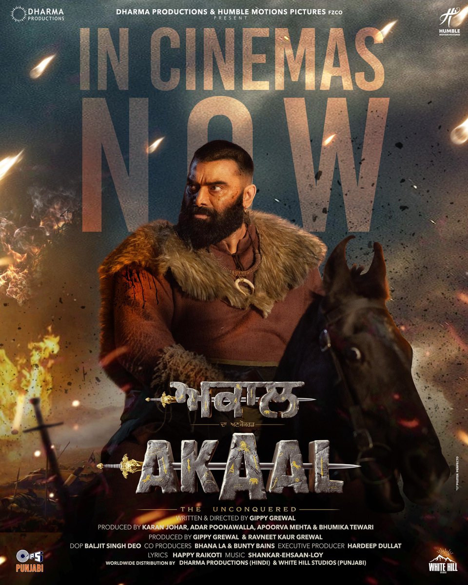 dailypostpunjab's tweet image. Akaal ⚔️ In Cinemas Now ⚔️

Book your tickets
#Akaal in Punjabi &amp;amp; Hindi - IN CINEMAS NOW.
