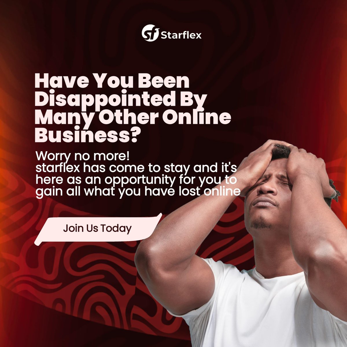 Starflexglobal1's tweet photo. StarFlex gats you—no stress, no panic! 💯

Signup- https://t.co/hpeZyQUjTr

#StarFlex #WeGatYou #EarnDaily #NoWorries #HereToStay #SmartHustle #CashOutSteady #LevelUp #DailyIncome #TrustedPlatform https://t.co/GM0gssGiTI