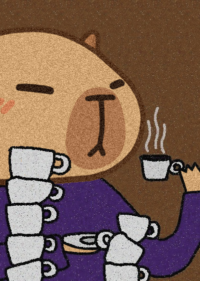 Capygoio's tweet photo. Coffee count: 9 and counting โ๏ธโ๏ธโ๏ธ
When you're too excited about today's news but trying to act cool ๐ฆซ
sips nervously ๐ฅน
#gAlt #gmove #Movement #CapyGo #CapyLife https://t.co/ws3z1lsmUJ