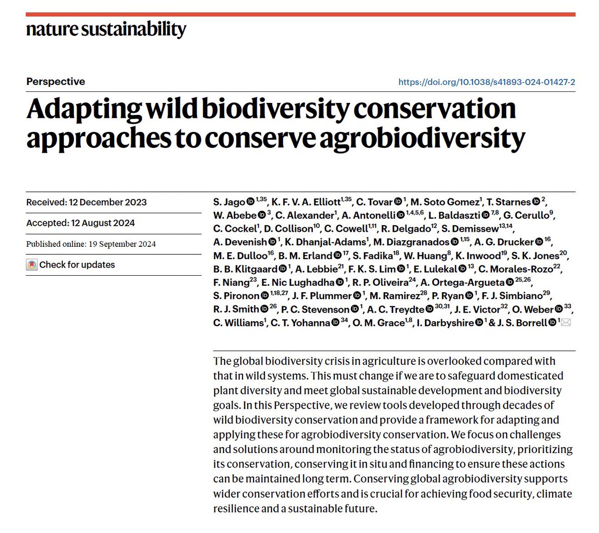 Phil Stevenson (@chickpeaman) on Twitter photo Thrilled to be on the panel at #CGIARscienceweek Environment & Biodiversity side event highlighting <a href="/SophieJago18/">Sophie Jago</a> & <a href="/JamesBorrell/">James Borrell</a> work on agrobiodiversity conservation doi.org/10.1038/s41893… full session available here youtube.com/watch?v=RcHLls… @kewscience <a href="/NRInstitute/">NRI</a> <a href="/CGIAR/">CGIAR</a> Thrilled to be on the panel at #CGIARscienceweek Environment & Biodiversity side event highlighting <a href="/SophieJago18/">Sophie Jago</a> & <a href="/JamesBorrell/">James Borrell</a> work on agrobiodiversity conservation doi.org/10.1038/s41893… full session available here youtube.com/watch?v=RcHLls… @kewscience <a href="/NRInstitute/">NRI</a> <a href="/CGIAR/">CGIAR</a>