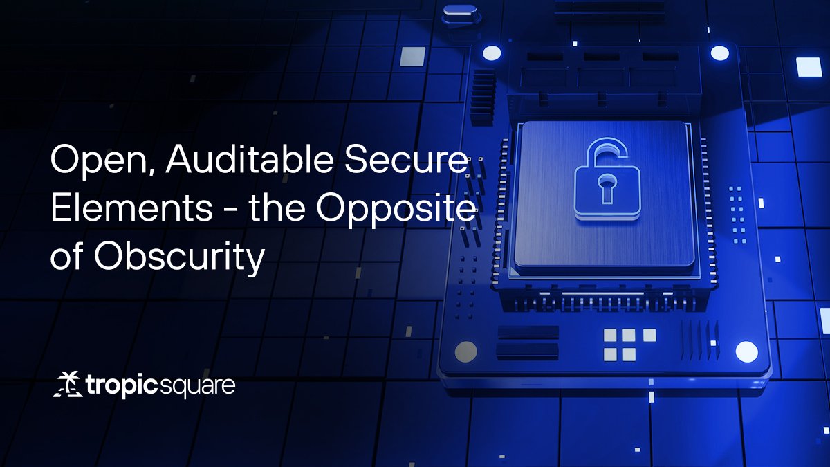 The days of relying on security through obscurity are long behind us. Simply hoping that hackers won't break your design because you used a closed, unuaditable secure element is not a strategy—it's a risk.  

That’s why we have made open secure elements the foundation of our