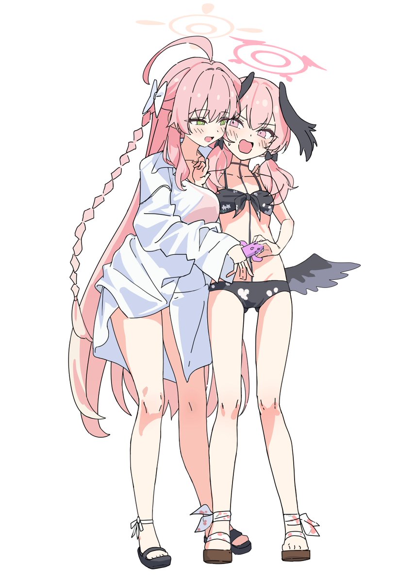 浦和ハナコ(ブルアカ) ,浦和ハナコ(ブルアカ)(水着) ,下江コハル