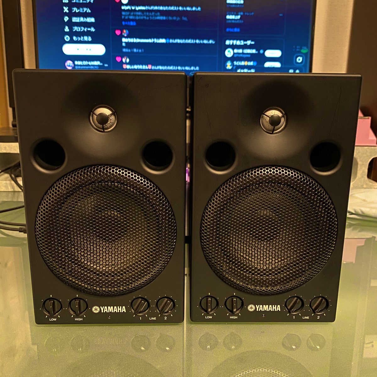 drummerHIROTO's tweet photo. というワケで My re-new gears...!!!
#YAMAHA #MSP3 ・:*+.\(( °ω° ))/.:+
先月バンドリーダーと交渉成立して手放して
売った値段と(ほぼ)同じ出品を見つけて買い直すという謎ムーヴ_(┐「ε:)_ https://t.co/5urMn4BXsO